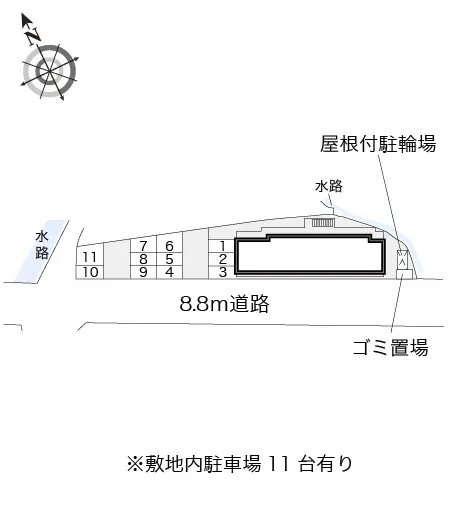 ★手数料０円★明石市大久保町大窪　月極駐車場（LP）